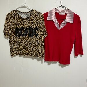 bundle 2 women tops size large Business Casual